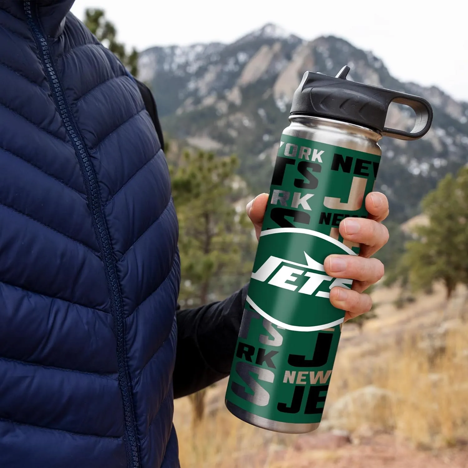 Rico Industries NFL Football Stainless Steel Tumbler with Lid - Great For Coffee, Tea, Water or Cocktails