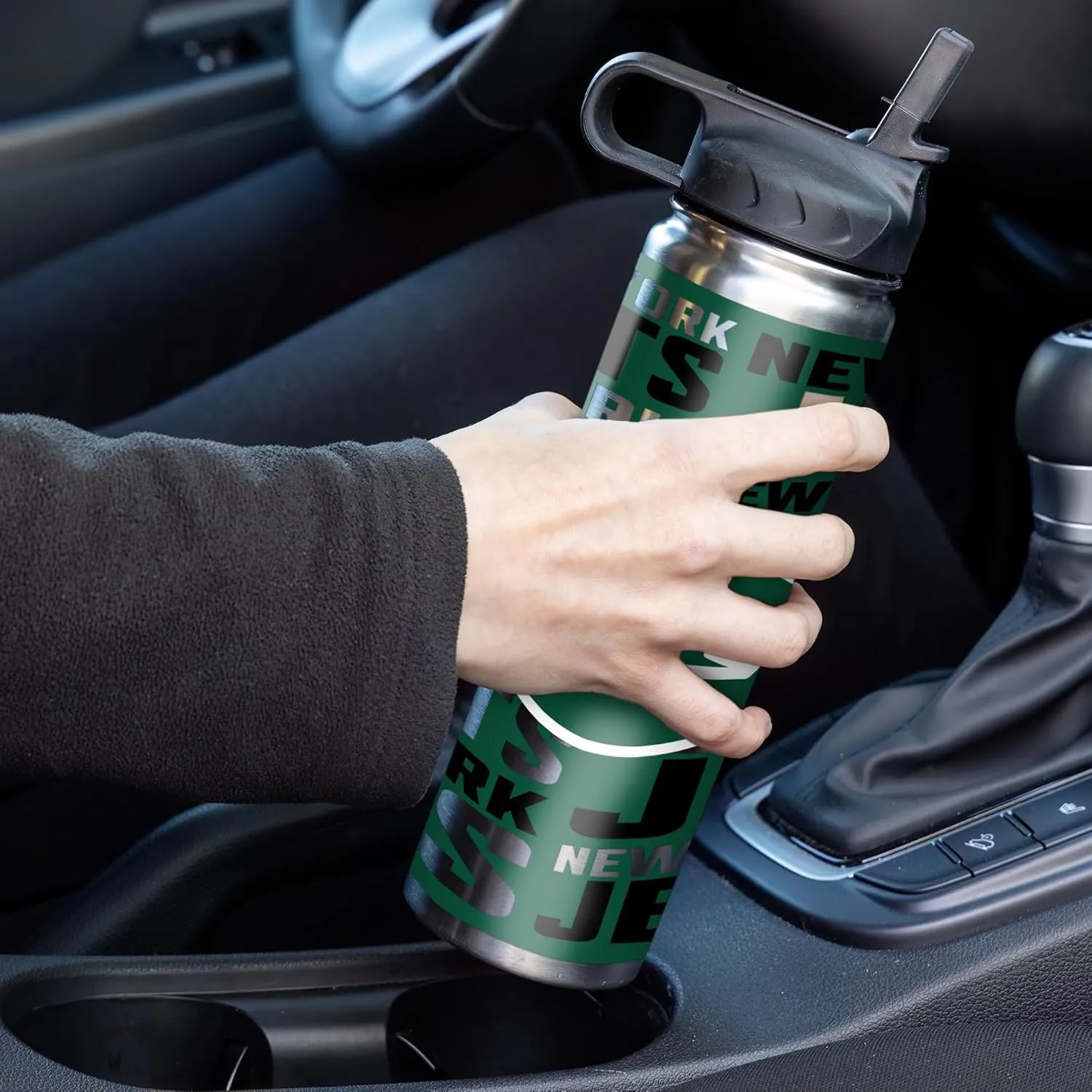 Rico Industries NFL Football Stainless Steel Tumbler with Lid - Great For Coffee, Tea, Water or Cocktails