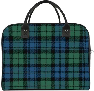 Ross Red Tartan Clans Fashionable Large Capacity Travel Handbag Unisex