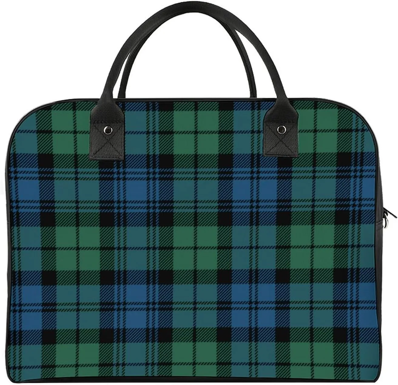 Ross Red Tartan Clans Fashionable Large Capacity Travel Handbag Unisex