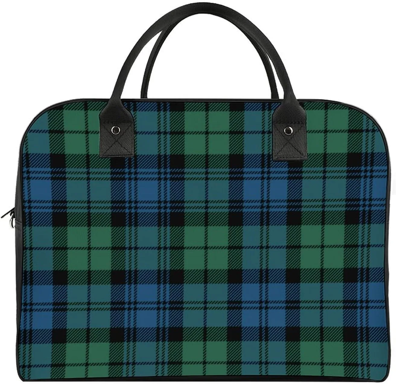 Ross Red Tartan Clans Fashionable Large Capacity Travel Handbag Unisex