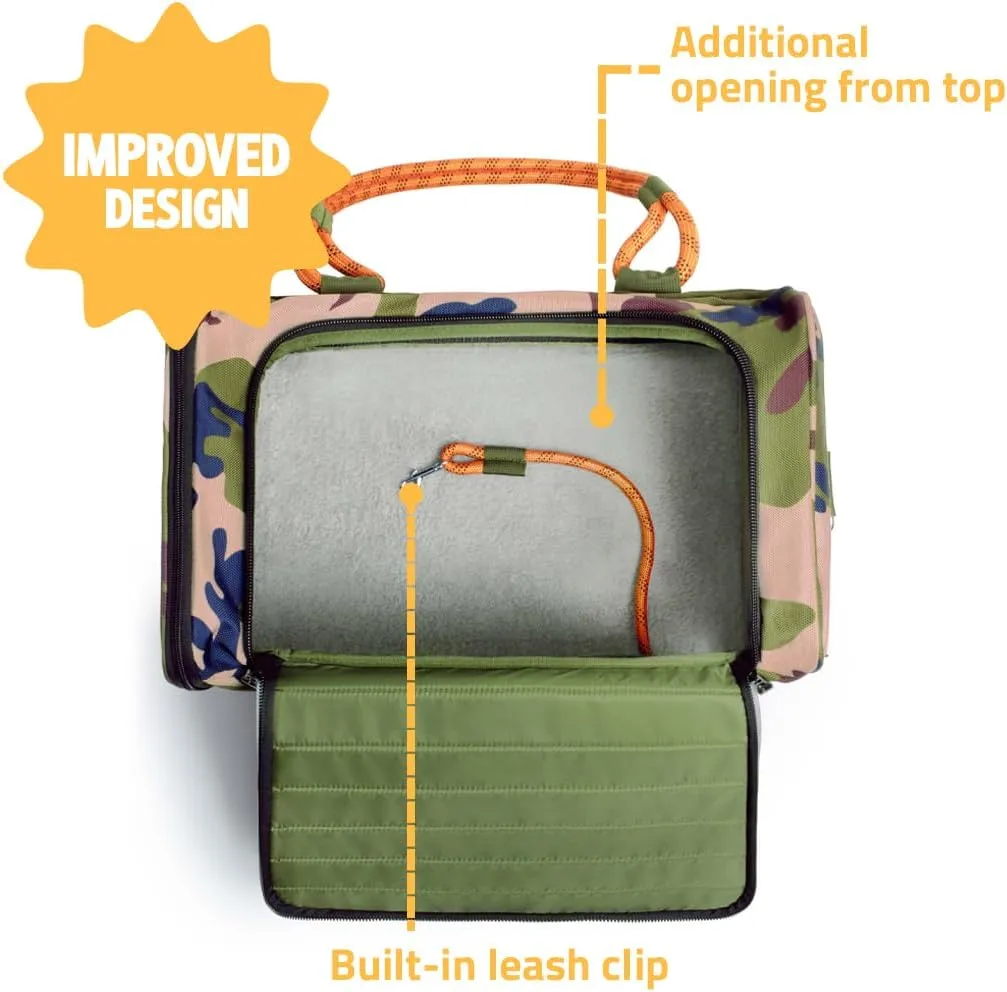 ROVERLUND Airline-Compliant Pet Carrier | Includes Leash | Suitable for Pets up to 20lbs