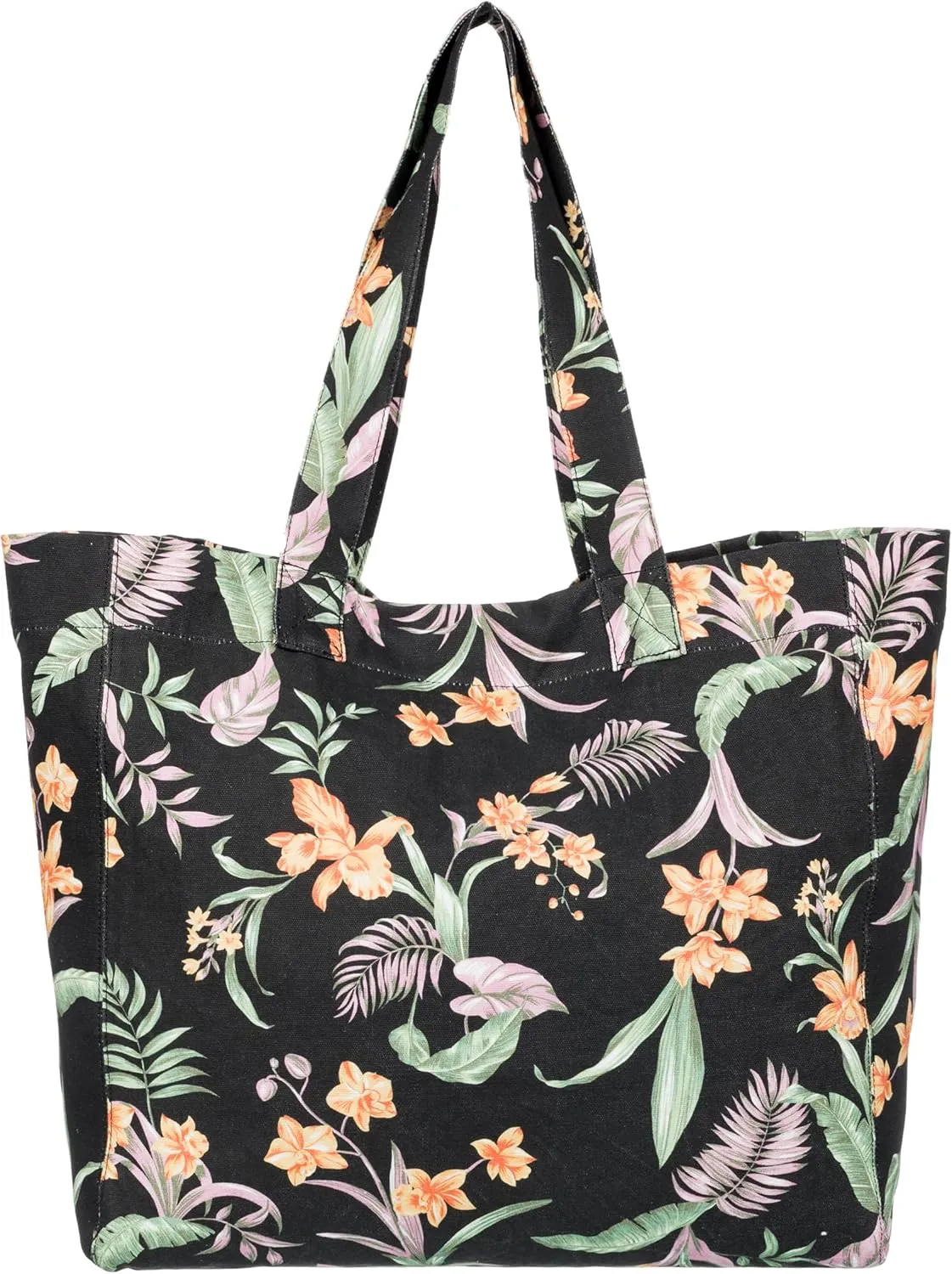 Roxy Women's Cotton Tote Bag | Everyday Carry | Beach | Travel | Vacation | Reusable | Lightweight