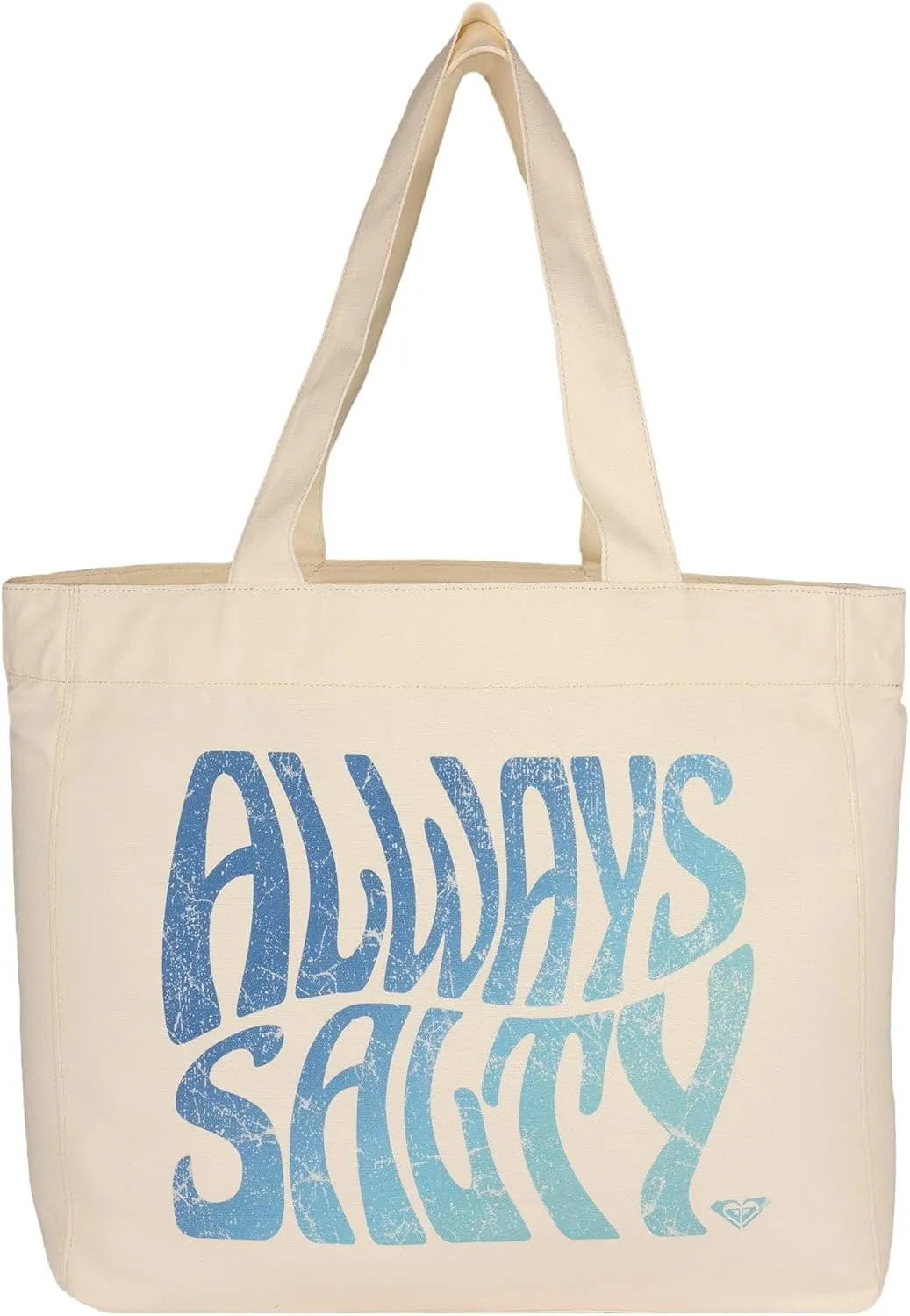 Roxy Women's Cotton Tote Bag | Everyday Carry | Beach | Travel | Vacation | Reusable | Lightweight