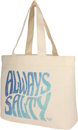Roxy Women's Cotton Tote Bag | Everyday Carry | Beach | Travel | Vacation | Reusable | Lightweight