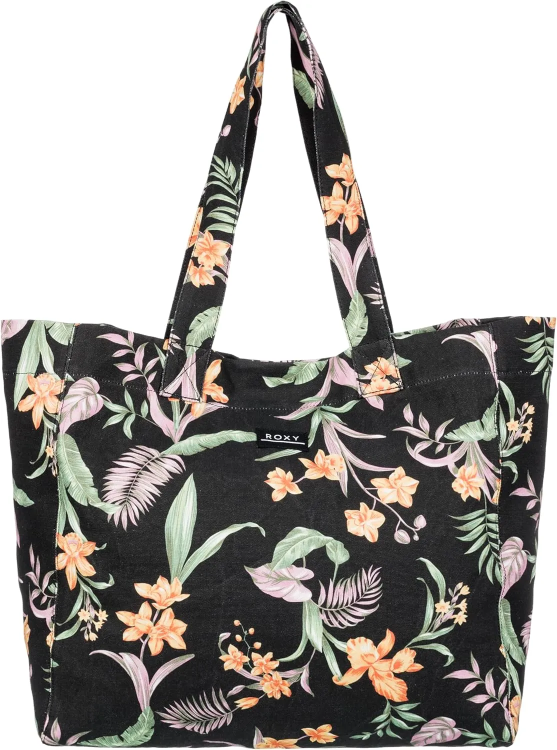 Roxy Women's Cotton Tote Bag | Everyday Carry | Beach | Travel | Vacation | Reusable | Lightweight