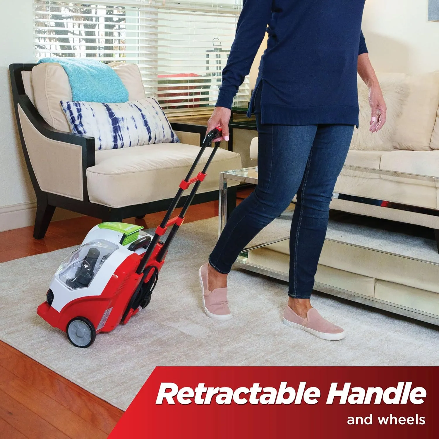 Rug Doctor Pet Portable Spot Cleaner, 2X Suction Power, Lightweight Pet Carpet Cleaner Machine, Pro-Grade Power Removes Stains & Odors from Rugs, Carpets And Upholstery