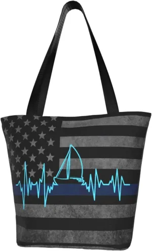 Sailing Heartbeat Fashion Shoulder Bag Large Capacity For Man Or Woman