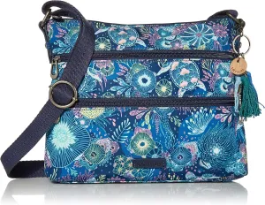Sakroots Artist Circle Basic Crossbody in Eco Twill, Adjustable Crossbody Strap