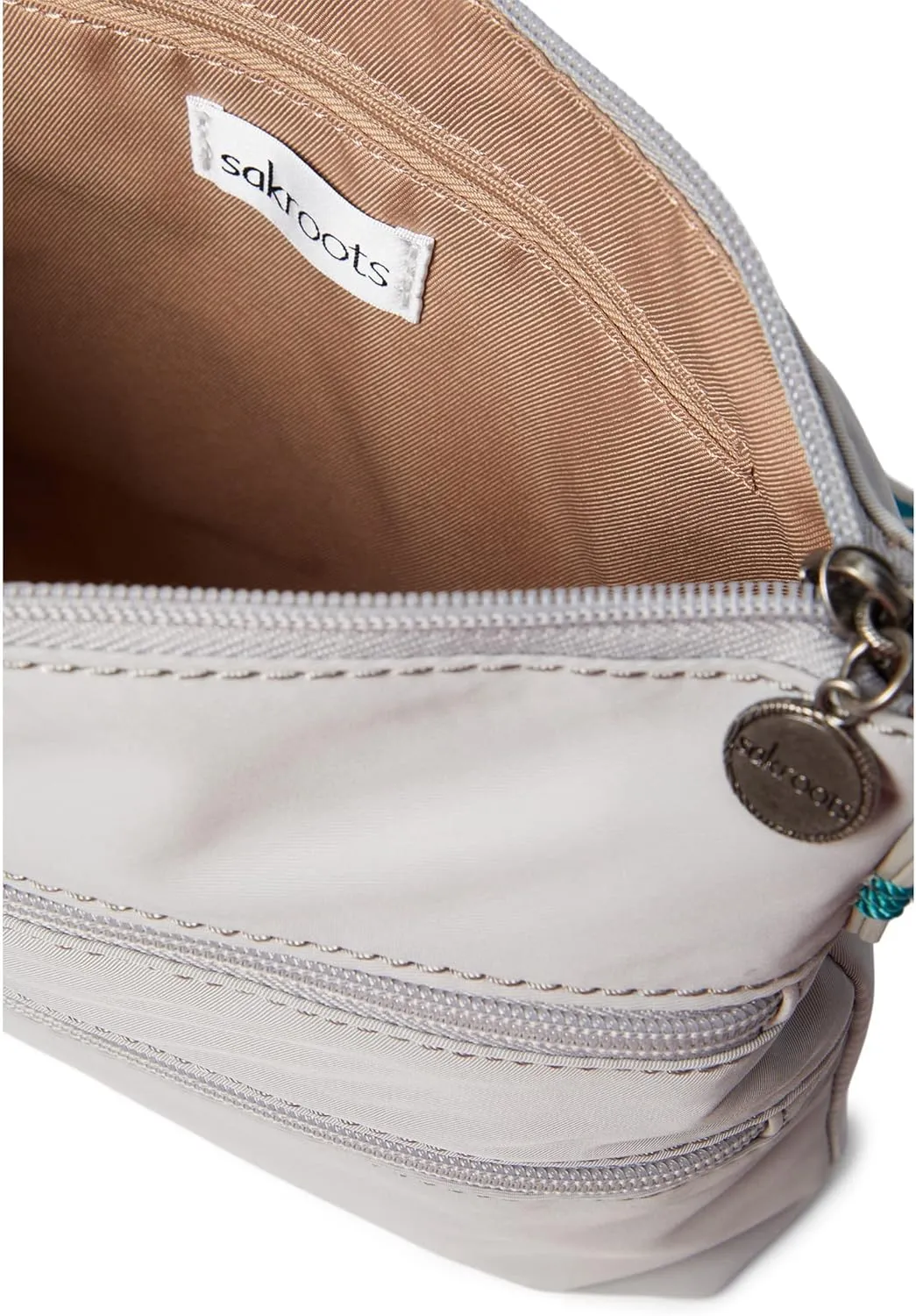 Sakroots Artist Circle Basic Crossbody in Eco Twill, Adjustable Crossbody Strap