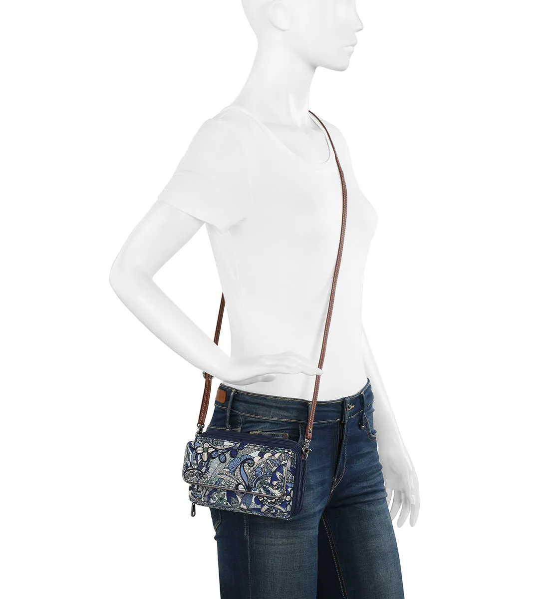 Sakroots Luna Smartphone Crossbody