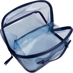 Samantha Brown To-Go Clear Cosmetic Case, Blue