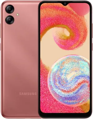 SAMSUNG Galaxy A04e (SM-A042M/DS) Dual SIM 32GB, 6.5" GSM Unlocked, International Version (32GB SD Card Bundle) - Copper