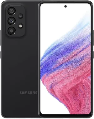 SAMSUNG Galaxy A53 (5G) 128GB Unlocked - Black (Renewed)