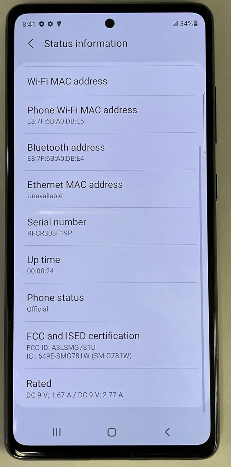 Samsung Galaxy S20 FE 5G, 128GB, Cloud White - Unlocked (Renewed)