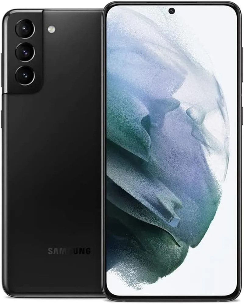 SAMSUNG Galaxy S21  Plus G996U 5G | Fully Unlocked Android Cell Phone | US Version Smartphone | Pro-Grade Camera, 8K Video, 64MP High Res | 128GB - Phantom Black - (Renewed)