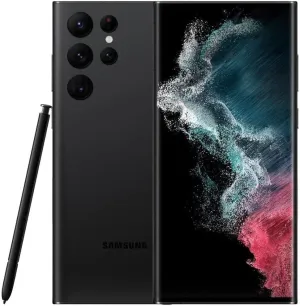 Samsung Galaxy S22 Ultra 5G Factory Unlocked Android Smartphone, 256GB, 8K Camera, 120Hz Refresh Rate, S Pen, Long Battery Life, Fast Processor, US Version, Phantom Black (Renewed)