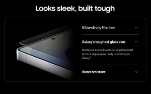SAMSUNG Galaxy S25 Ultra SM-S938B/DS 256GB 12GB RAM AI Smartphone, Factory Unlocked, Global Model - Titanium Black