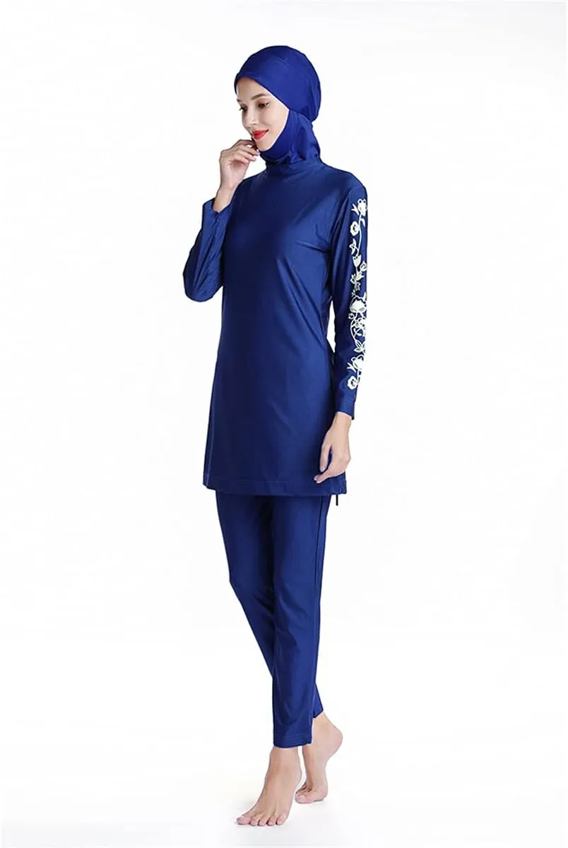 SARBUTER Muslim Swimwear for Women Modest Full Cover Swimsuit Long Sleeve Hijab Burkini