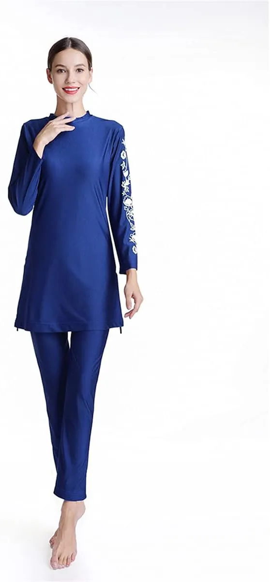 SARBUTER Muslim Swimwear for Women Modest Full Cover Swimsuit Long Sleeve Hijab Burkini