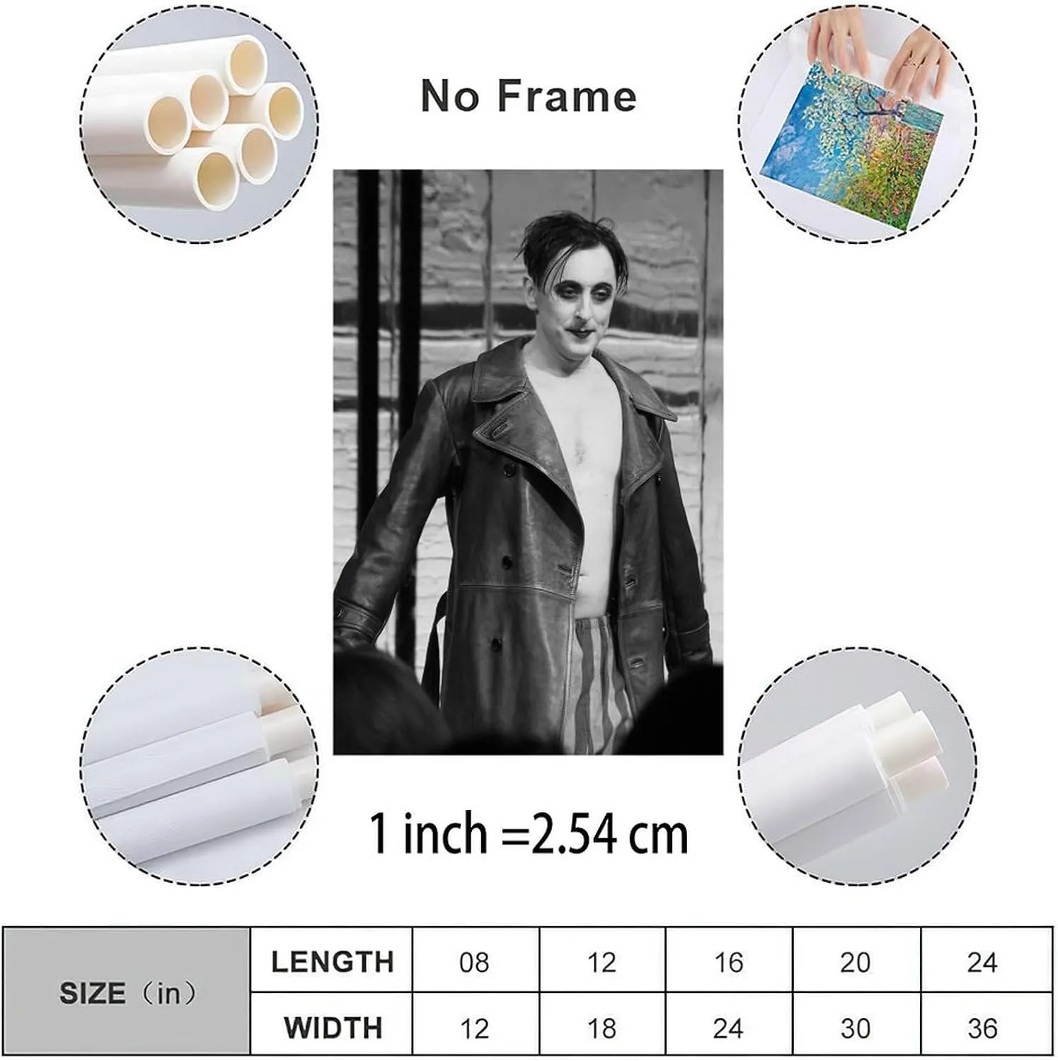 Scottish Actor Alan Cumming Portrait Art Poster (8) Canvas Painting Posters And Prints Wall Art for Living Room Bedroom Decor 16x24inch(40x60cm) Unframe-style