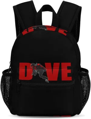 Scuba Diving Diver 13 Inch Backpack Waterproof Lightweight Travel Backpack Purse Hiking Daypack