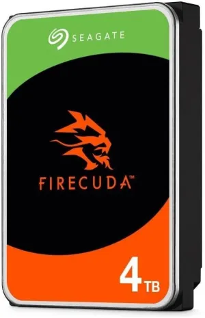 Seagate FireCuda HDD 4TB Internal Hard Drive HDD - 3.5 Inch CMR SATA 6Gb/s 7200RPM 256MB Cache 300TB/year with Rescue Services (ST4000DX005)