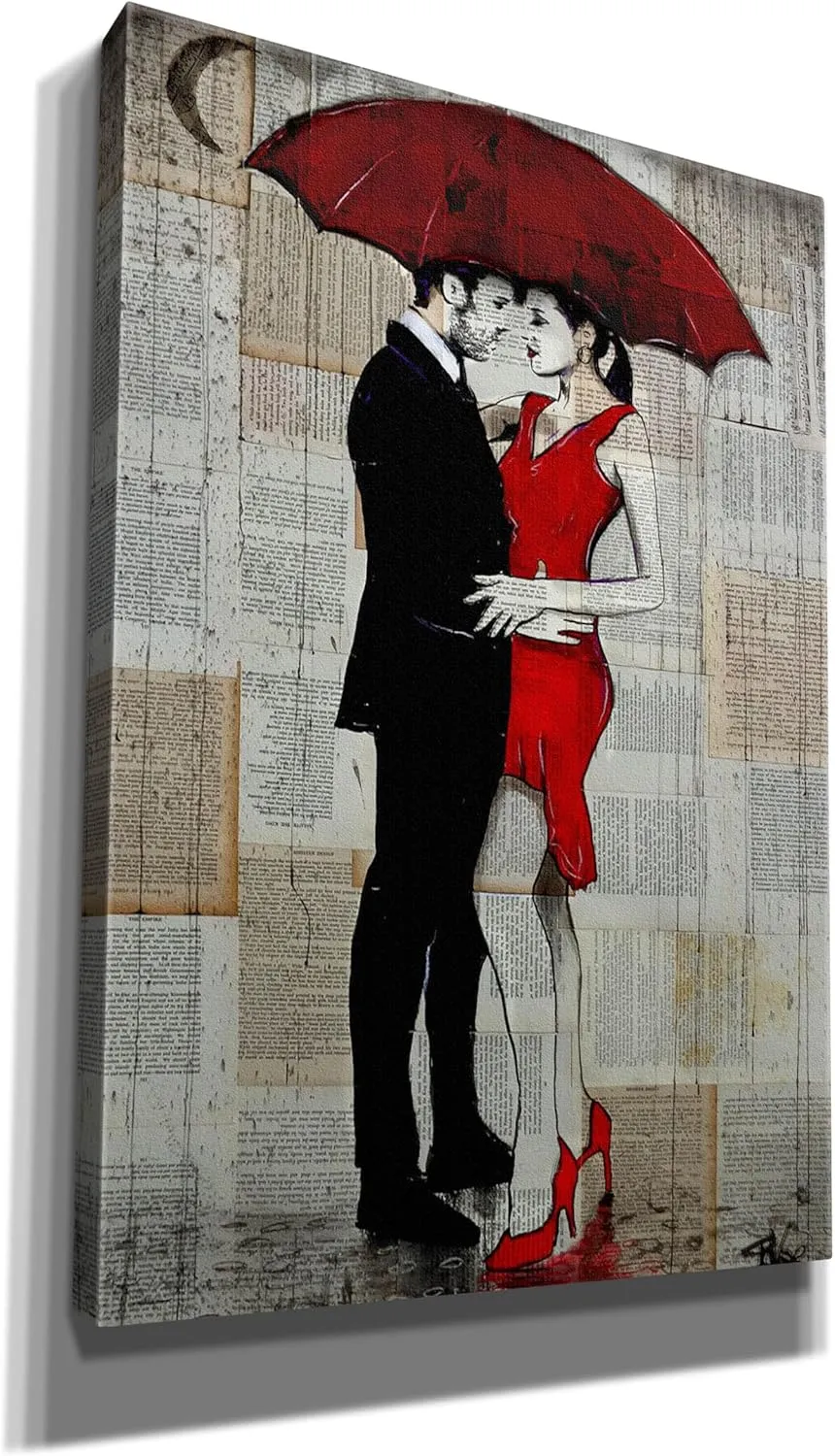 'Seasons Of Love' by Loui Jover Canvas Wall Art, 18" x 26"