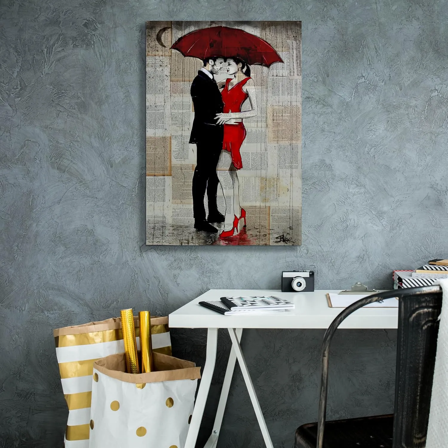 'Seasons Of Love' by Loui Jover Canvas Wall Art, 18" x 26"