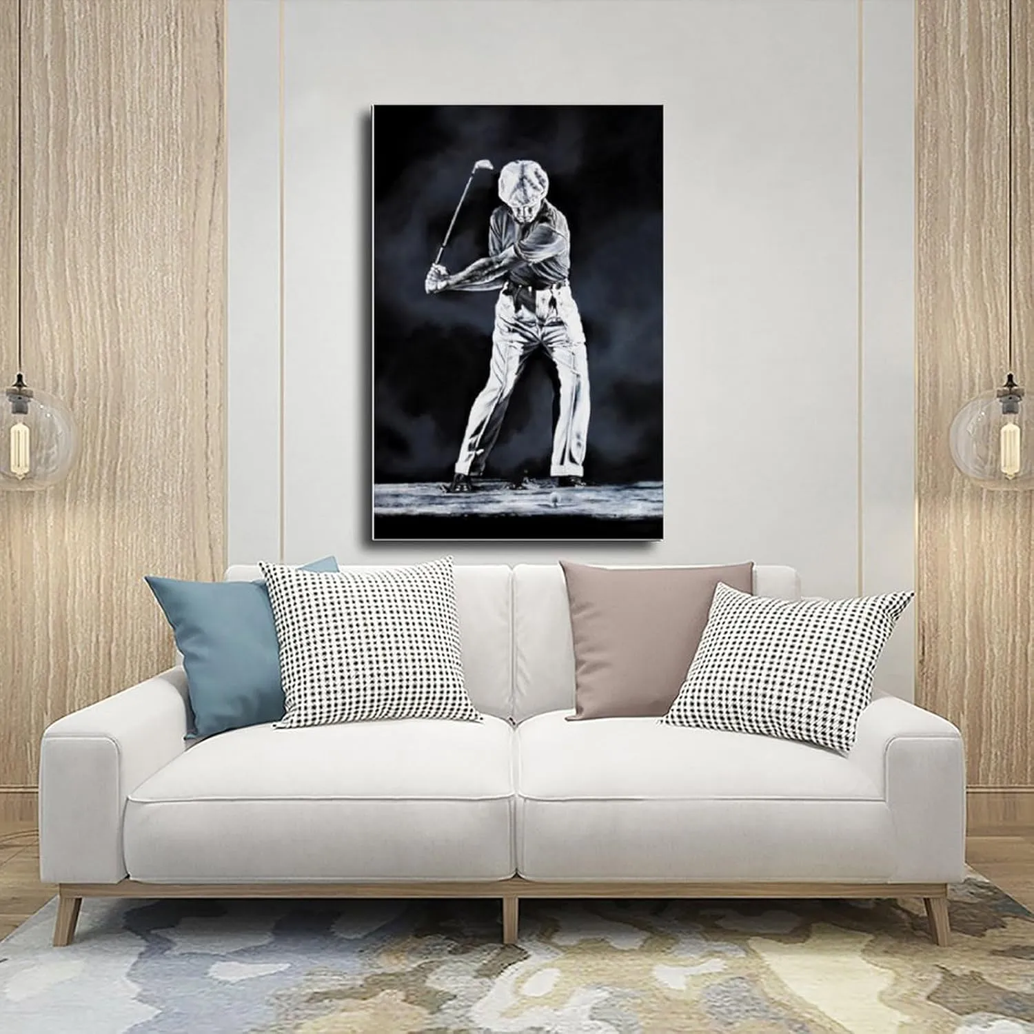 SELcoa Ben Hogan Golf Poster23 Canvas Poster Wall Art Decor Print Picture Paintings for Living Room Bedroom Decoration Unframe:12x18inch(30x45cm)