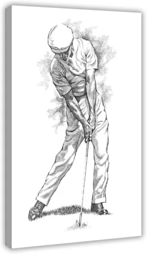 SELcoa Ben Hogan Golf Poster82 Canvas Poster Wall Art Decor Print Picture Paintings for Living Room Bedroom Decoration Frame:16x24inch(40x60cm)