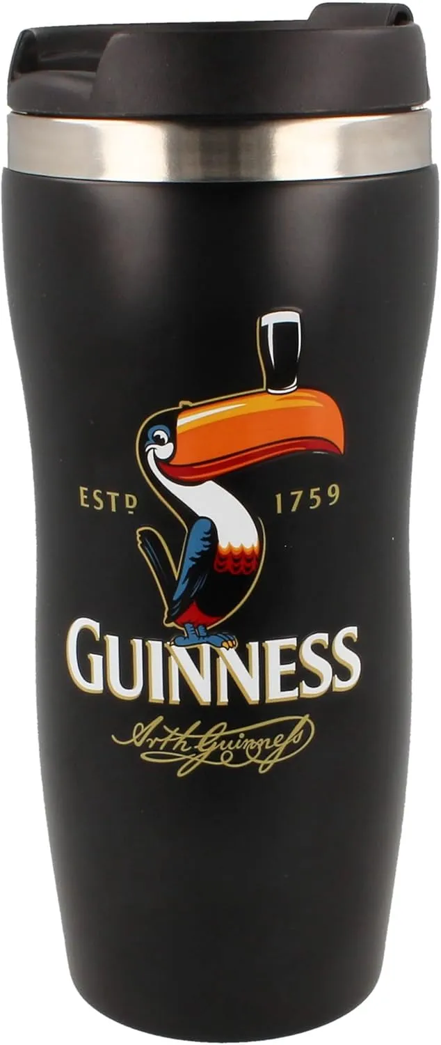 Shamrock Gift Company Guinness Toucan Travel Mug Tumbler (300ml), 05943