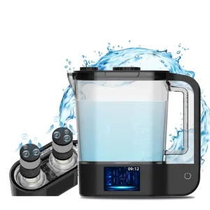 ShopVitaCo Alkaline Hydrogen Water Bottle | Large Capacity 2000ml Hydrogen Generator | 2000PPB Concentration | for Home, Office & Travel | Portable Ionizer with Smart Touch Display