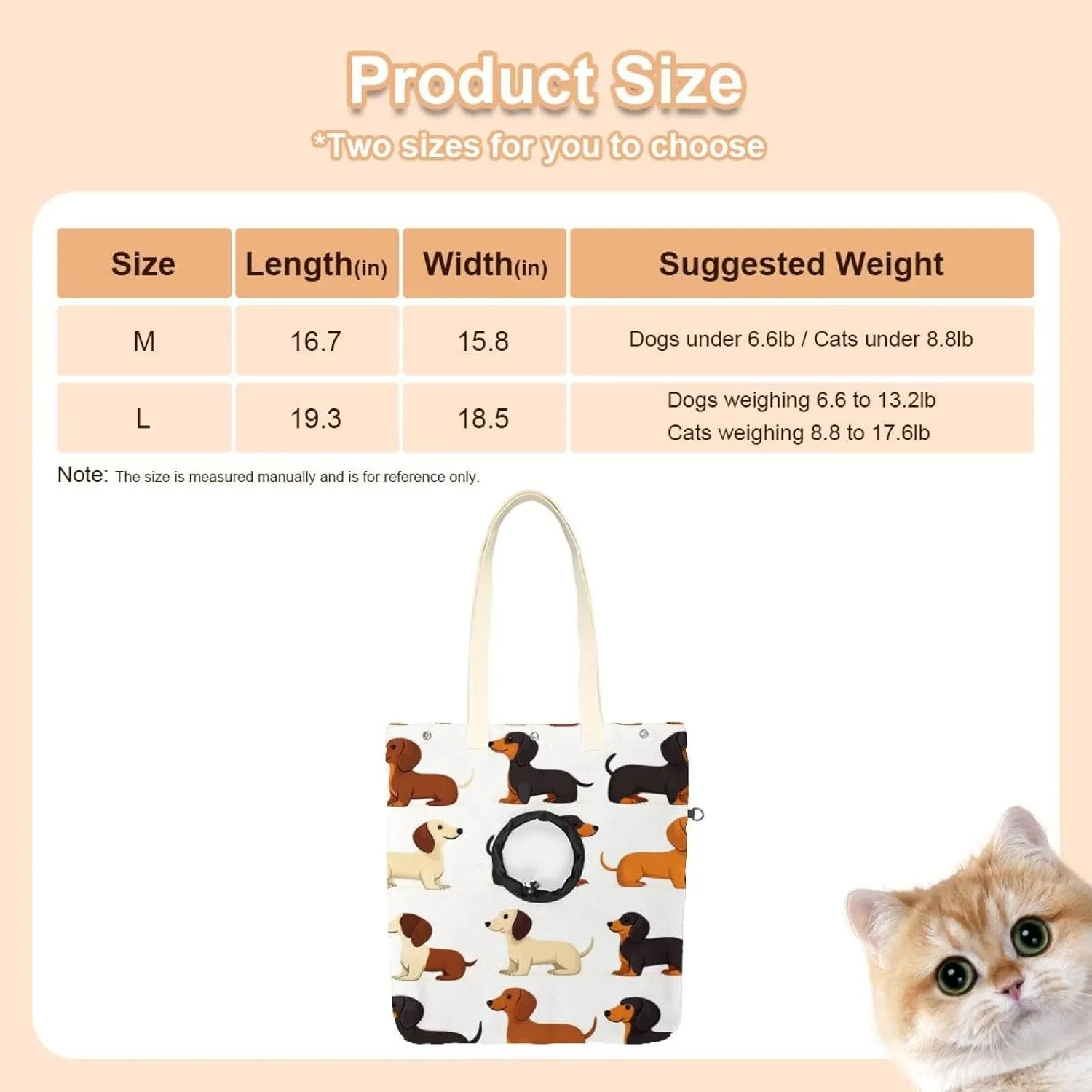 Show Head Pet Canvas Shoulder Bag, Cute Dachshund Dogs (5) Pet Out Bag, Outcrop, Pet Out Shoulder Bag.