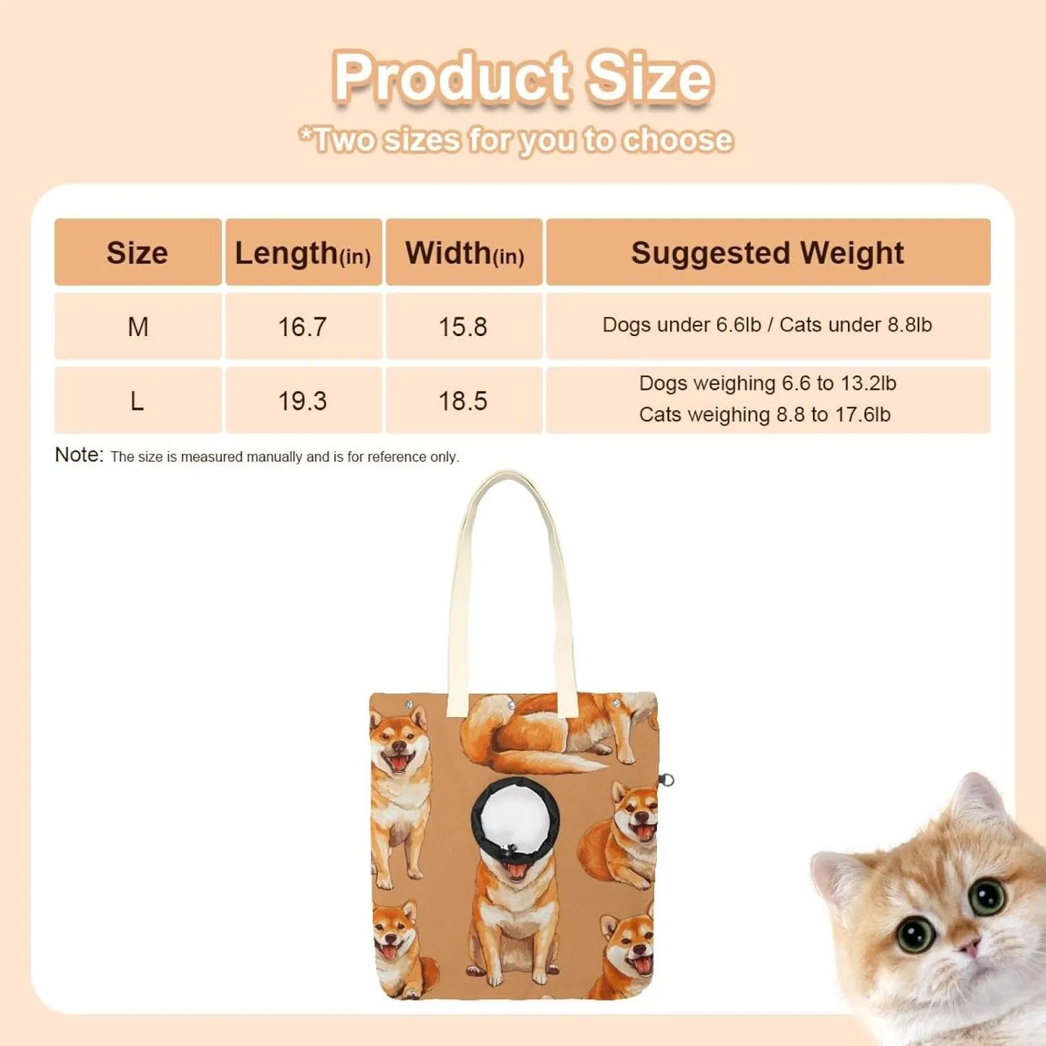 Show Head Pet Canvas Shoulder Bag, Cute Dog Pet Out Bag, Outcrop, Pet Out Shoulder Bag.