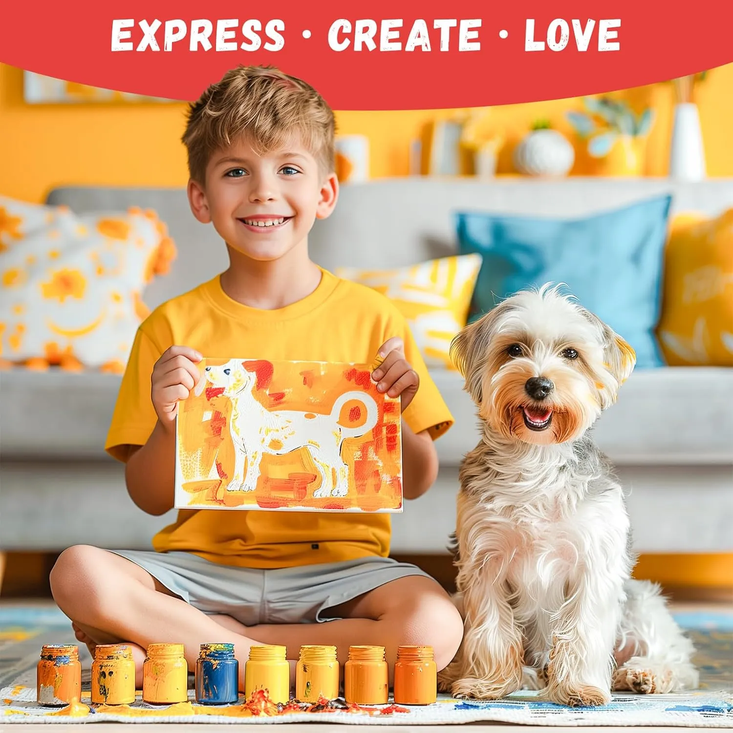 Simetufy 64 Pack Canvas Boards for Painting 8 x 10 inch, Bulk Blank Canvas for Kids- Gesso Primed Acid-Free 100% Cotton for Acrylics Oil Tempera Paints