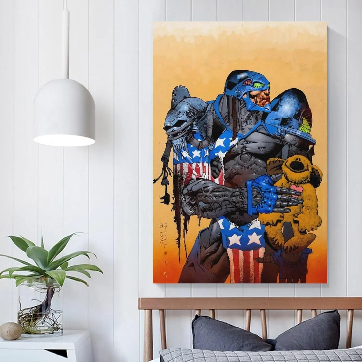 Simon Bisley Fantasy Wall Art Wall Art Poster Gifts Bedroom Prints Home Decor Hanging Picture Canvas Painting Posters 16x24inch(40x60cm)