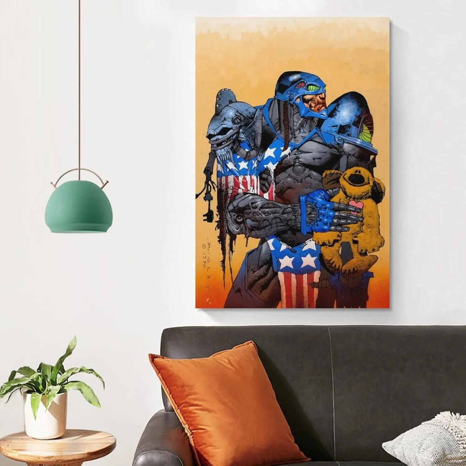 Simon Bisley Fantasy Wall Art Wall Art Poster Gifts Bedroom Prints Home Decor Hanging Picture Canvas Painting Posters 16x24inch(40x60cm)