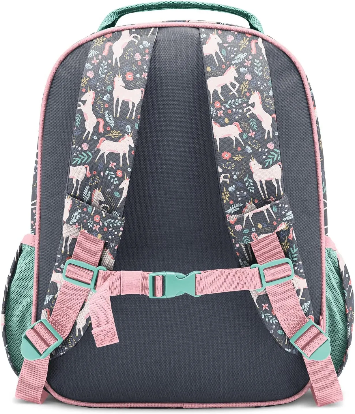 Simple Modern Medium Toddler Backpack for School Girls and Boys | Kindergarten Elementary Kids Backpack | Fletcher Collection | Kids - 15" tall | Unicorn Fields