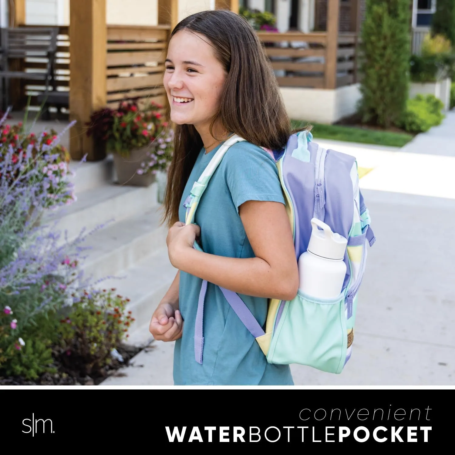 Simple Modern Medium Toddler Backpack for School Girls and Boys | Kindergarten Elementary Kids Backpack | Fletcher Collection | Kids - 15" tall | Unicorn Fields