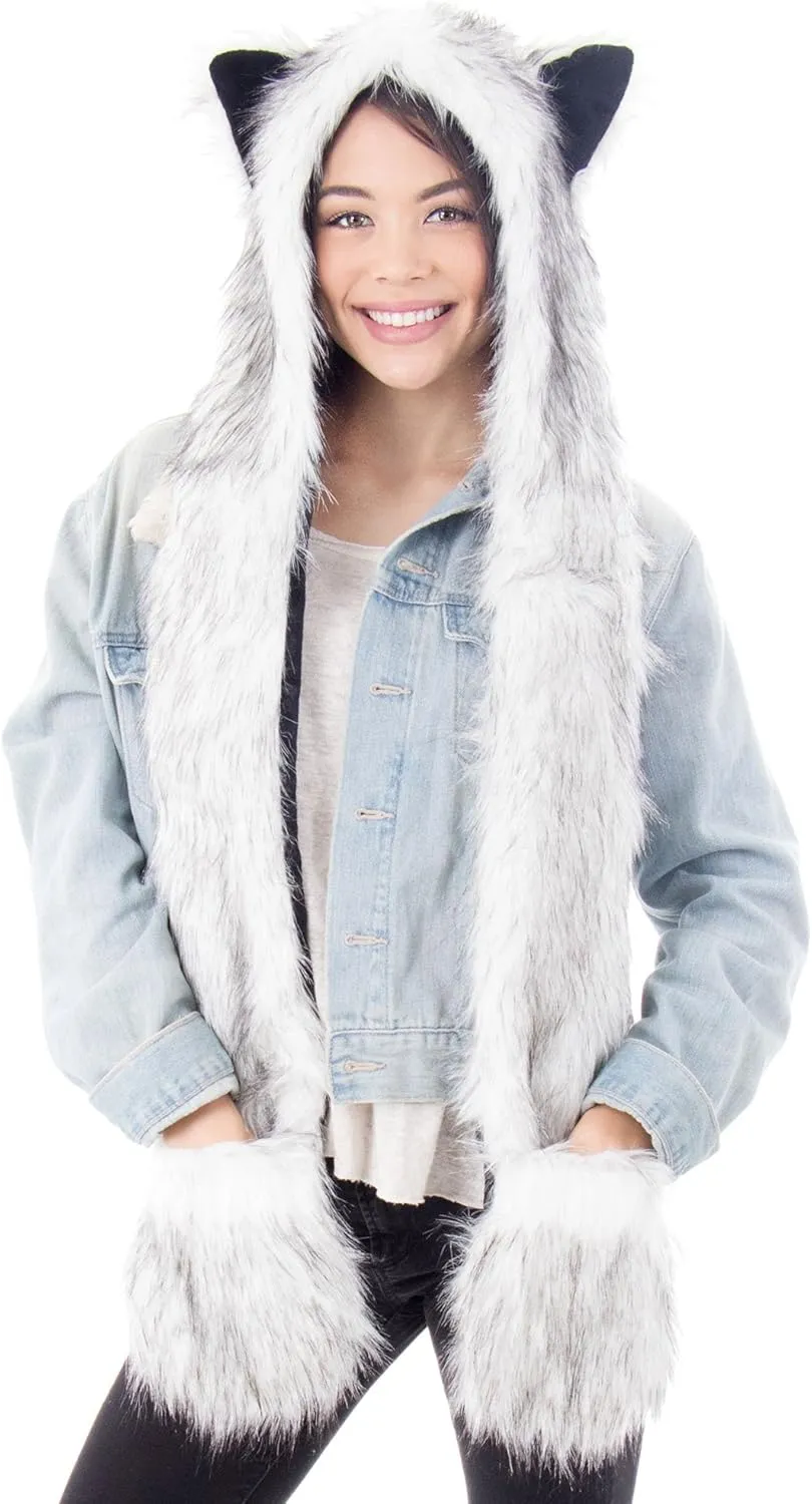 Simplicity 3-in-1 Multi-Functional Animal Hat, Scarf, & Mitten Combo