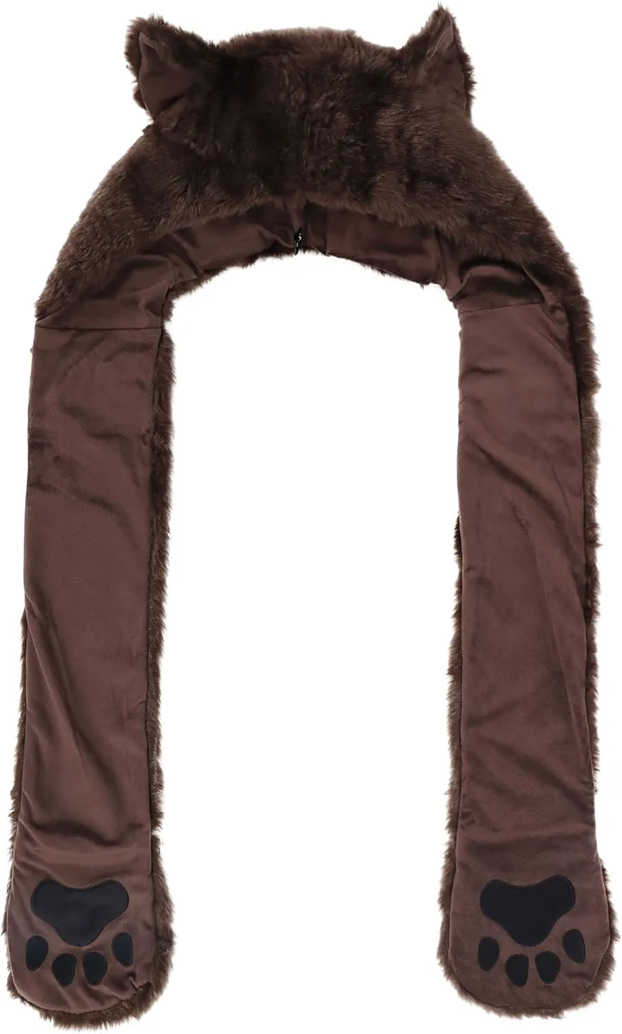 Simplicity 3-in-1 Multi-Functional Animal Hat, Scarf, & Mitten Combo