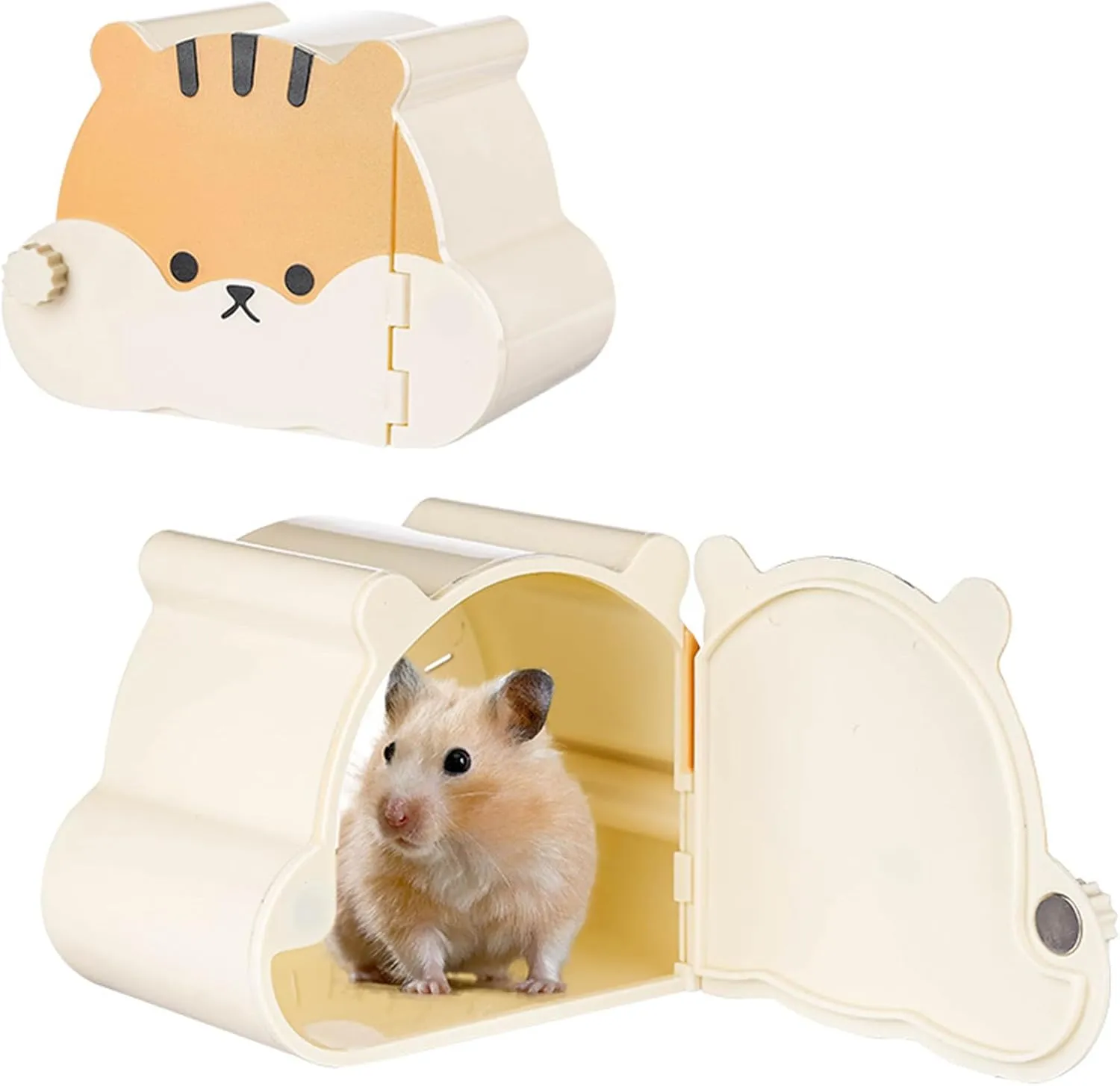 Small Animals Hideouts Shelter House Easy Observation Hamster Cage Cave House Pet Cage Decorative Furniture