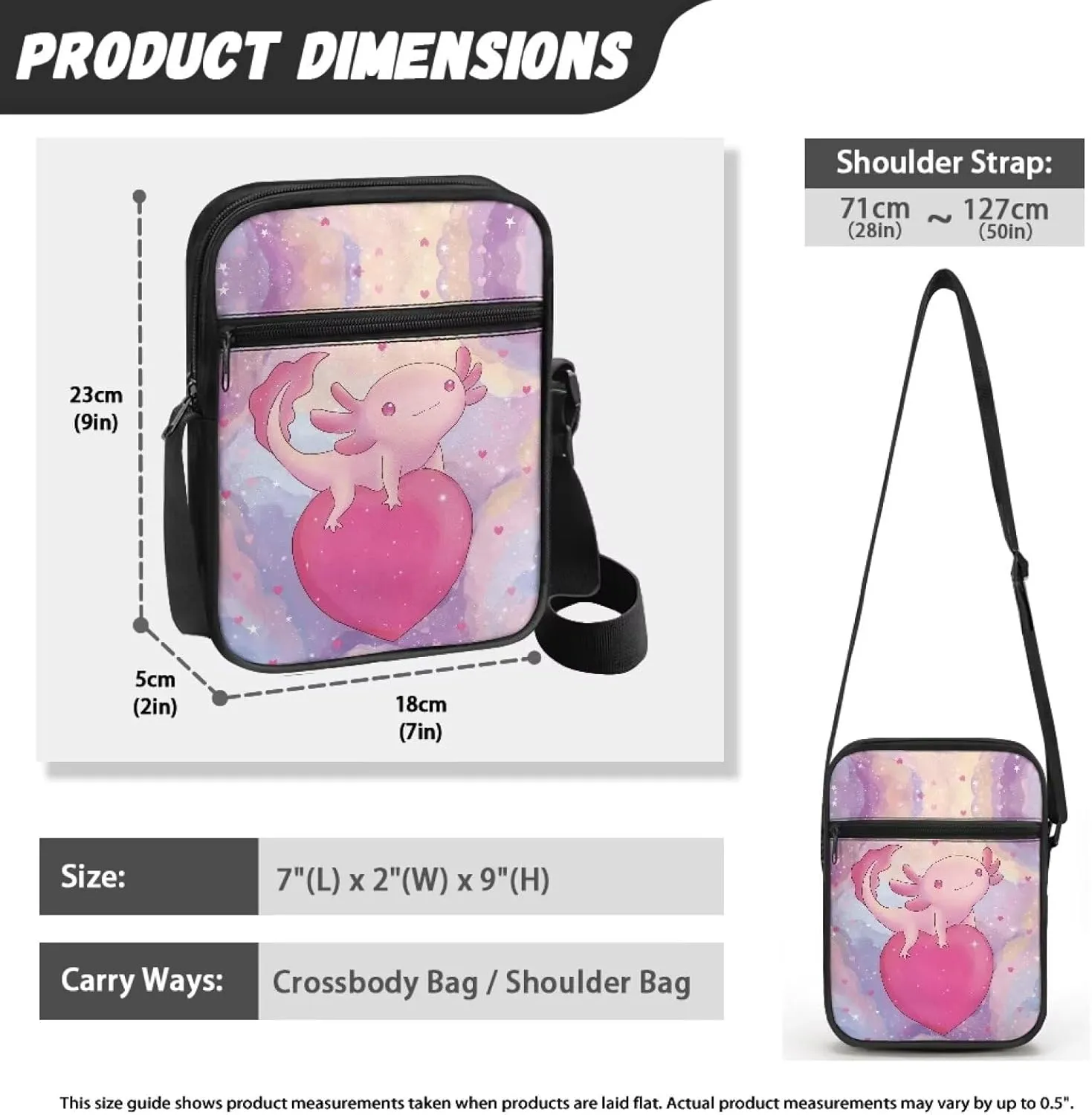 Small Messenger Bag for Men Women Wallet Purse Cell Phone Purse Unisex Shoulder Bag for Phone Passport