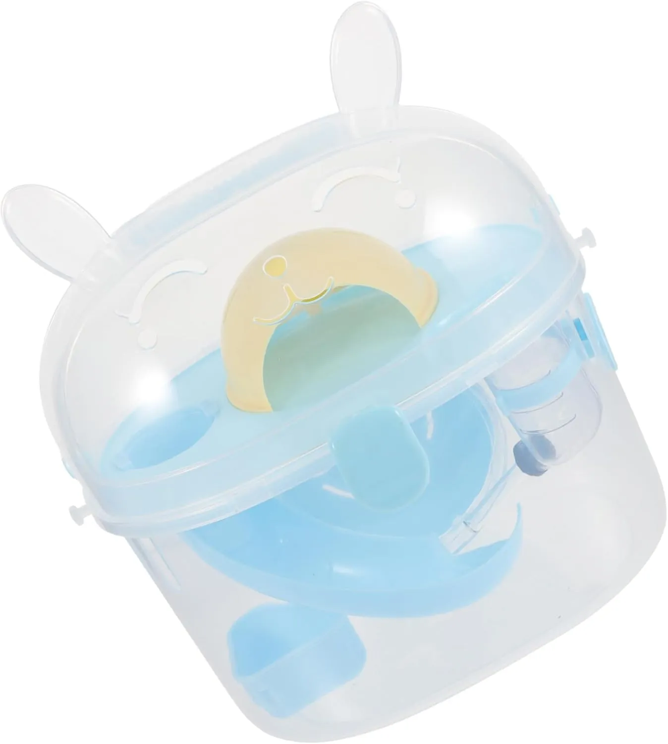 Small Pet Carry Cage Hamster Travel Box Guinea Pig Case Rat Cage Sturdy Plastic Outdoor Portable Hamster Carrier