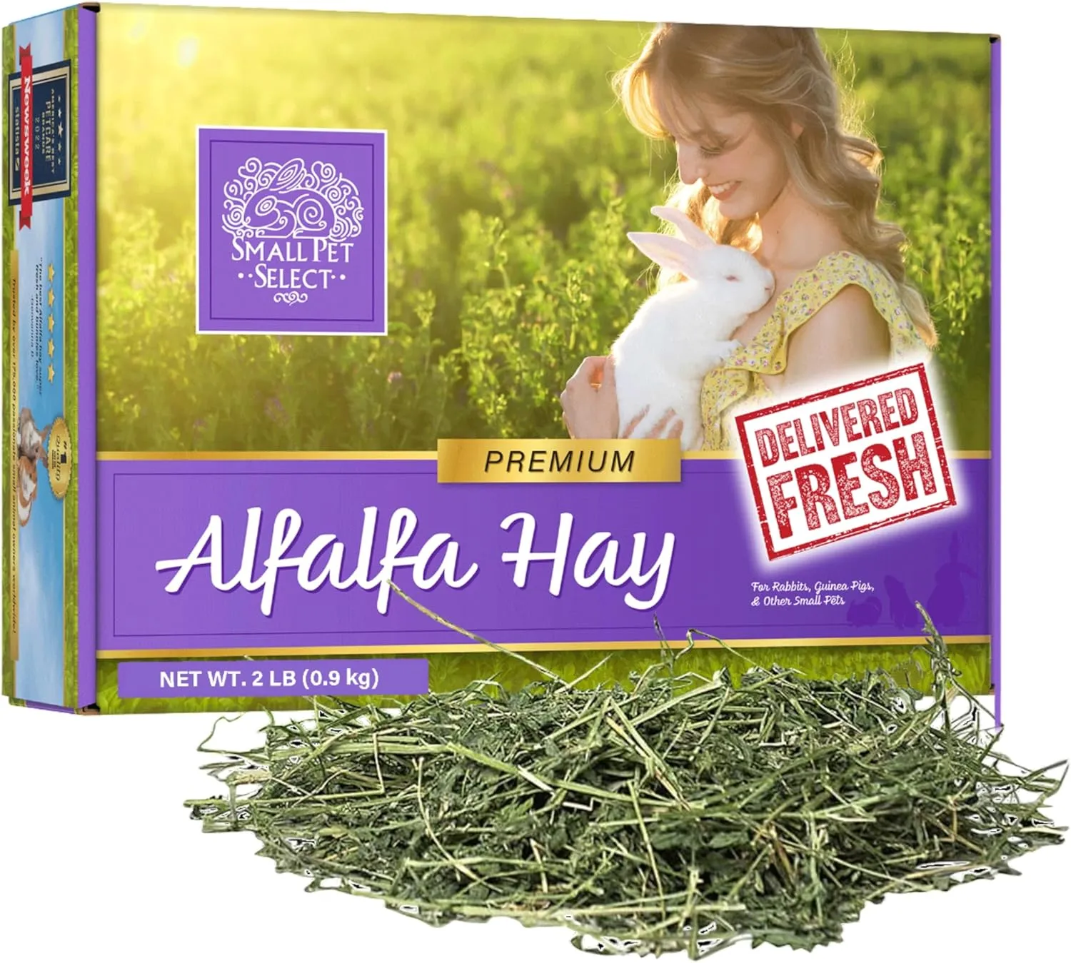 Small Pet Select Alfalfa Hay Pet Food, 2 lb.