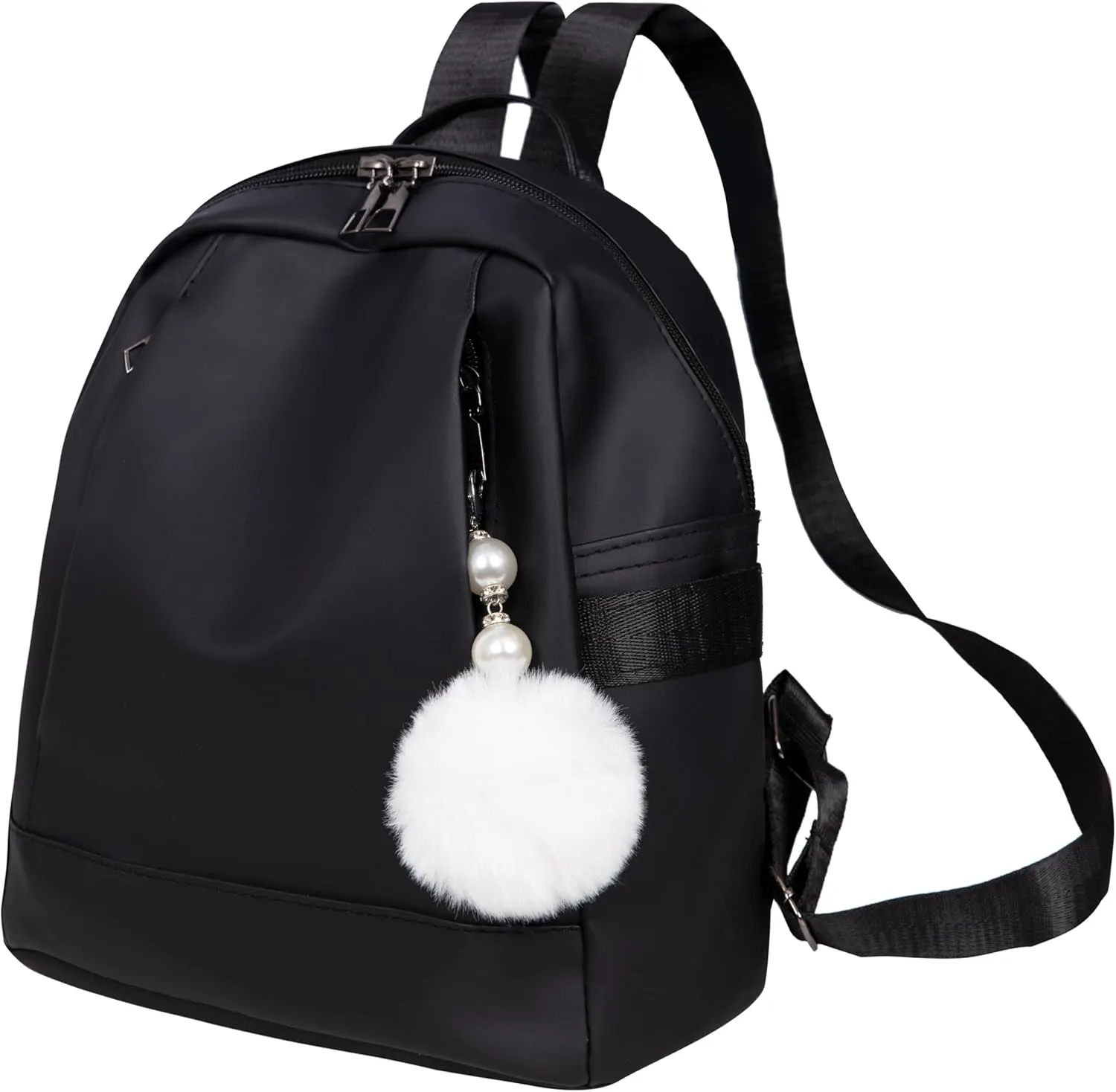 Small Size Backpack Purse for Women - Black Backpacks Purses for Travel Women's Medium Daypack