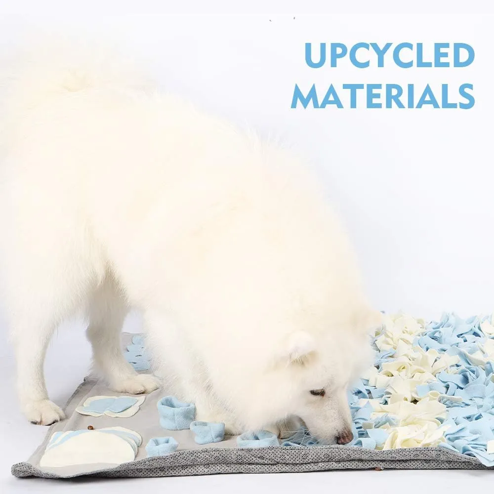Snuffle Mat for Dogs Nosework for Small Large Feeding Mat Dog Puzzle Rug Toys Slow Feeder Dog Toy Mats Pet Activity Toy Play Mat, Training Natural Foraging Skills for Dogs（L