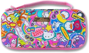 Sonix x Sanrio Nintendo Switch 1 Carrying Case (Hello Kitty and Friends Stickers)   GameCard Case (Hello Kitty and Friends Stickers)