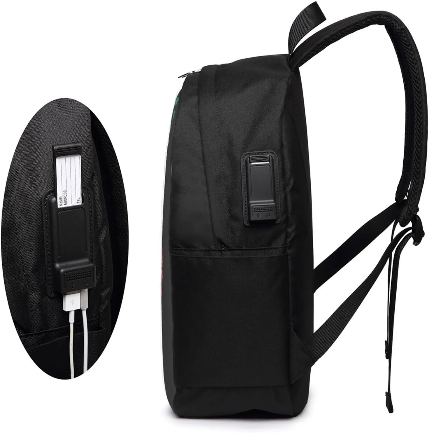 South Africa Flag Laptop Backpacks Travel Backpack Casual Business Daypack Sport Rucksack Computer Bag Fits up to 17 Inch Notebook with USB Port